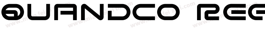 Quandco Regular字体转换
